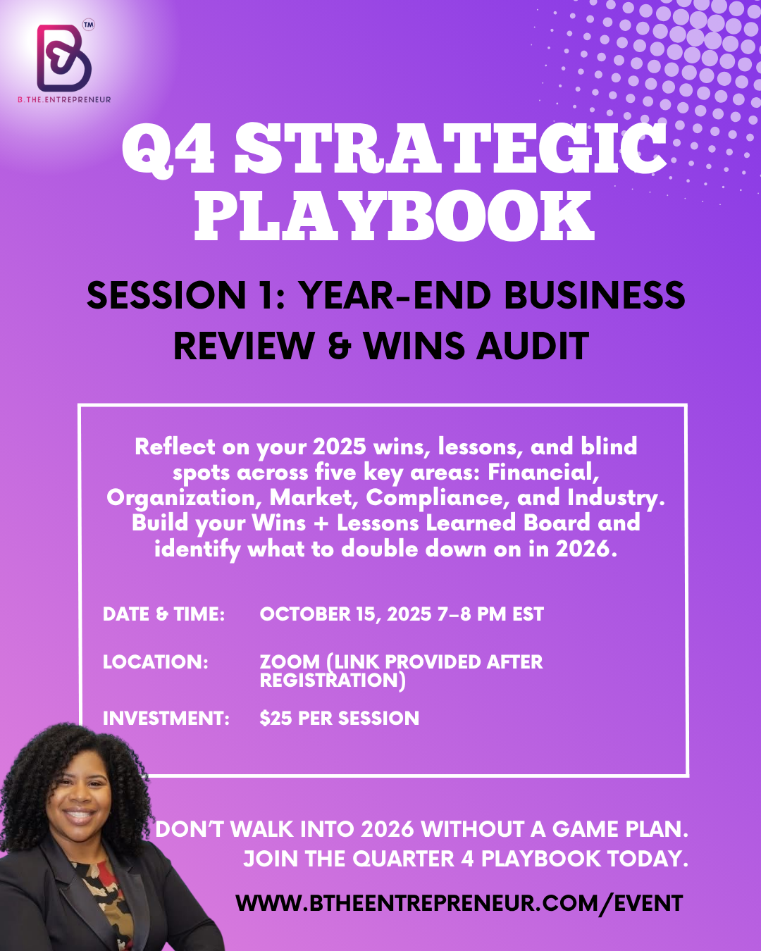 Q4 Strategic Playbook - Session 1: Year-End Business Review & Wins Audit